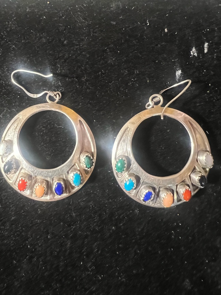 Vintage Navajo Artisan Patricia Platero Earrings